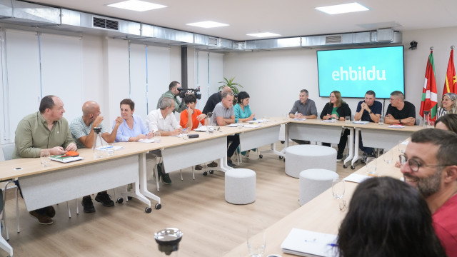 Archivo - El secretario general de EH Bildu, Arnaldo Otegi, en la conferencia política de la formación