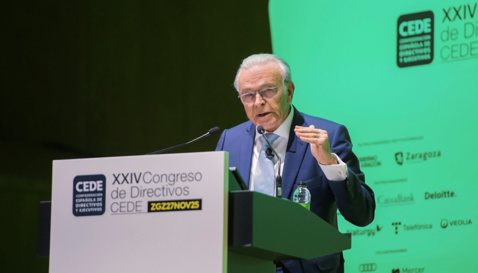 El presidente de la Fundación CEDE, Isidro Fainé.