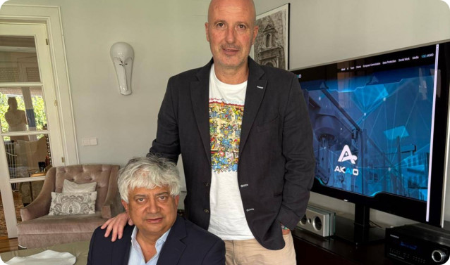 De Izda a Dcha: Hitendra Patel (Cofundador, Producto y Ventas) y Juan Manuel Gutiérrez Alcubilla (Cofundador y Consejero Delegado)