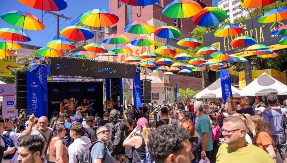 Turistas en Paraguay.