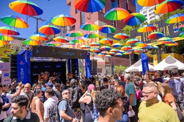 Turistas en Paraguay.