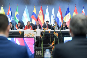 Inauguración del VII Foro Iberoamericano de la Mipyme, en Tenerife. Se trata de un encuentro internacional que reúne a más de 600 expertos y empresarios de 22 países y que es la antesala de la Cum