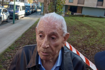 Emilio Aperribay, superviviente del bombardeo de Gernika.