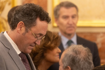 Archivo - Álvaro García Ortiz, durante el acto institucional por el Día de la Constitución, en el Congreso de los Diputados, a 6 de diciembre de 2024. Archivo.