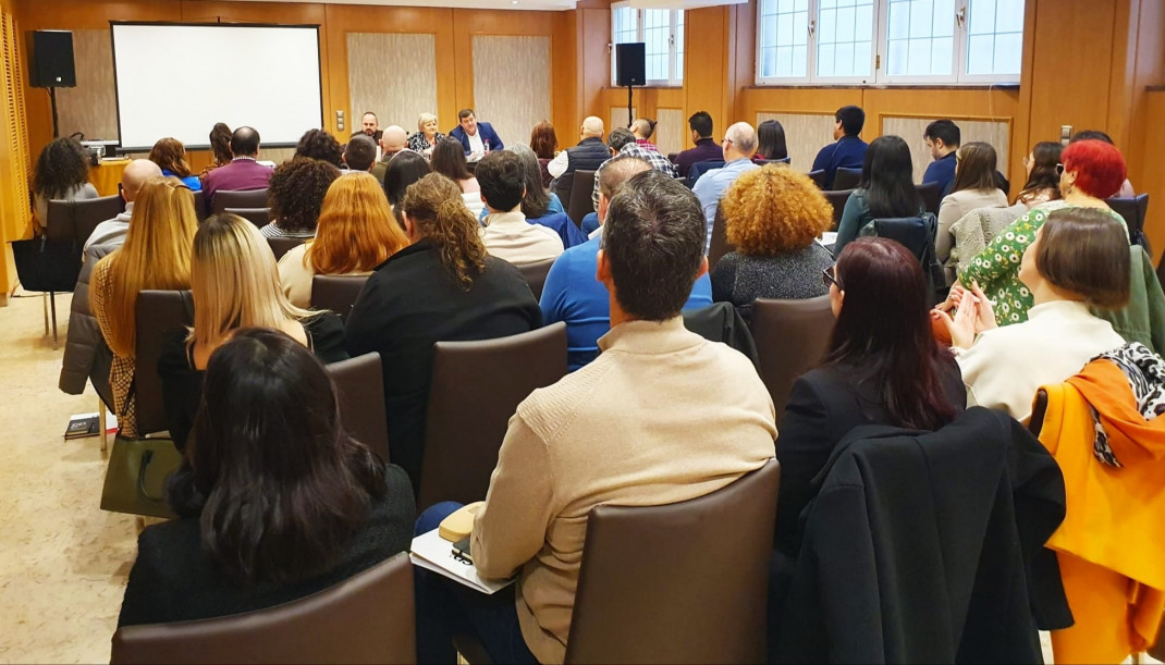 Archivo - Foto de una Asamblea del Colegio Profesional de la Criminología de Madrid (CPCM)
