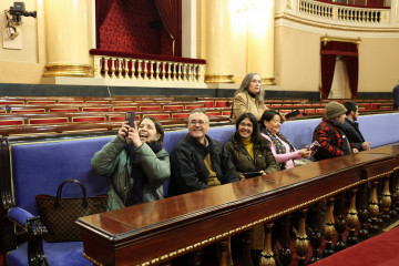 Visitantes durante la primera jornada de Puertas Abiertas del Senado, a 28 de noviembre de 2025, en Madrid (España).