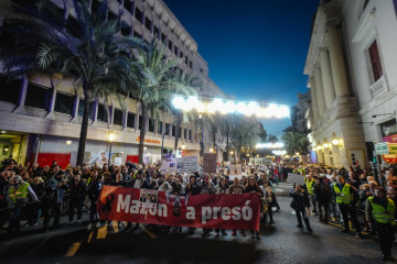 La manifestación 'Mazón a presó' recorre el centro de València