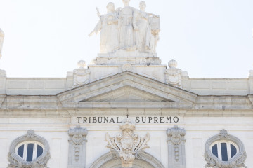 Archivo - Fachada de la sede del Tribunal Supremo