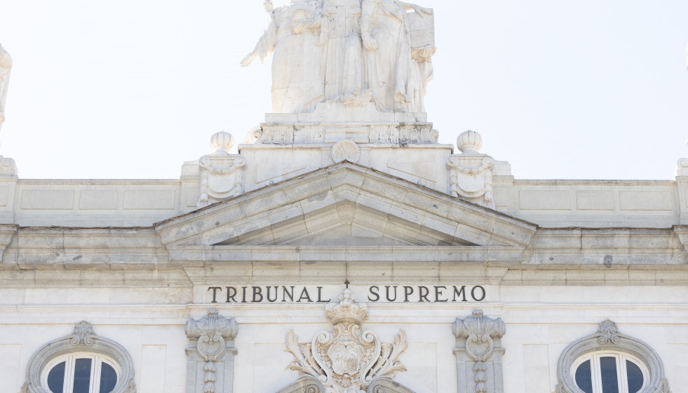 Archivo - Fachada de la sede del Tribunal Supremo