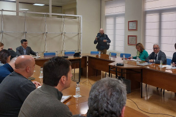 Reunión del Departamento de Agricultura, Ganadería y Alimentación del Gobierno de Aragón con las organizaciones agrarias sobre la peste porcina africana.