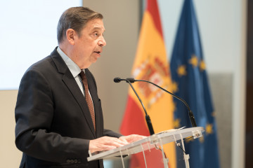 El ministro de Agricultura, Pesca y Alimentación, Luis Planas, ofrece una rueda de prensa