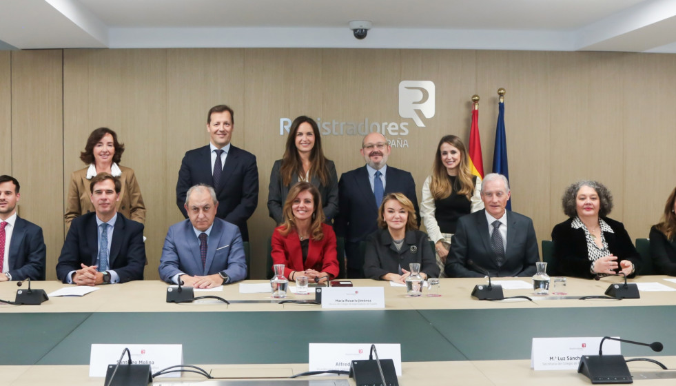 Nueva junta de gobierno del Colegio de Registradores de España