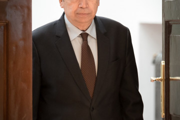 El ministro de Agricultura, Pesca y Alimentación, Luis Planas, ofrece una rueda de prensa tras la detección de seis casos de peste porcina africana en animales silvestres, en la sede del ministerio,