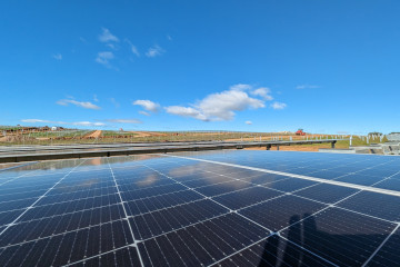 Archivo - Parque fotovoltaico de Audax Renovables