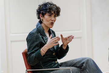 Archivo - La ministra de Inclusión, Seguridad Social y Migraciones, Elma Saiz