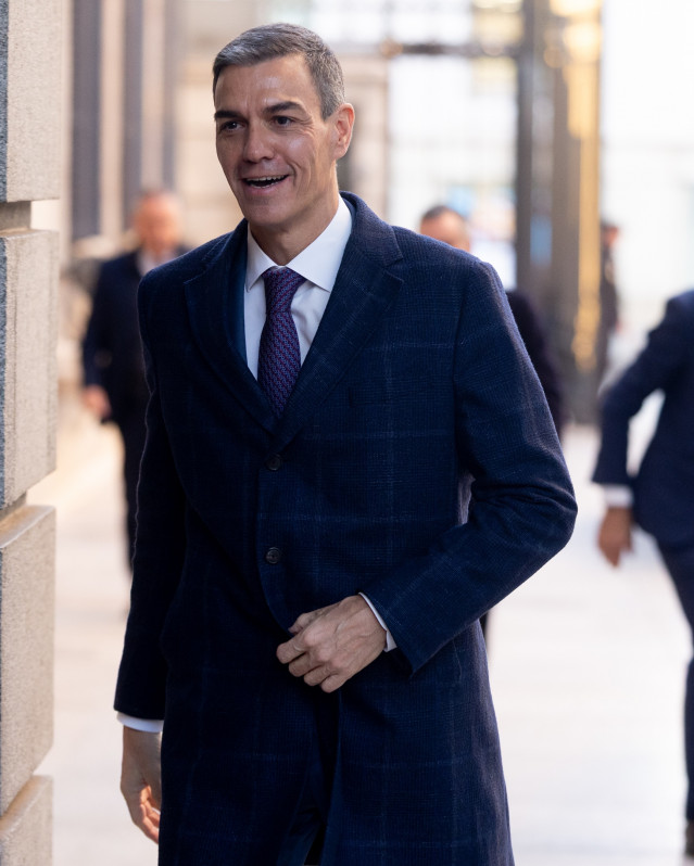 El presidente del Gobierno, Pedro Sánchez
