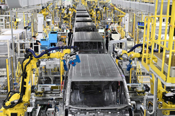 Una planta de producción de vehículos comerciales ligeros de Kia