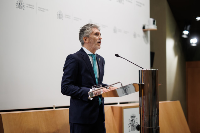 Archivo - El ministro  Fernando Grande-Marlaska