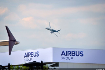 Archivo - Avión de Airbus.