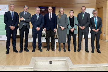 La vicepresidenta tercera del Gobierno, Sara Aagesen, en el encuentro de la Alianza Q-Cero