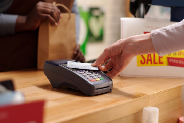 Pago con tarjeta de crédito.