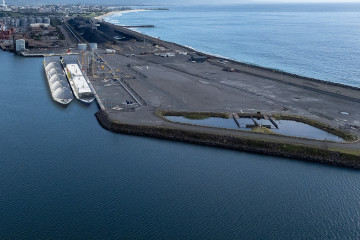 Render de como quedará a terminal de Port Kembla, en el estado australiano de Nueva Gales del Sur