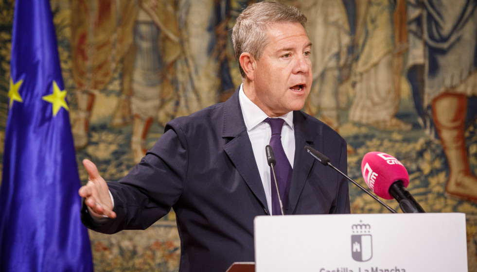 Archivo - El presidente de Castilla-La Mancha, Emiliano García-Page