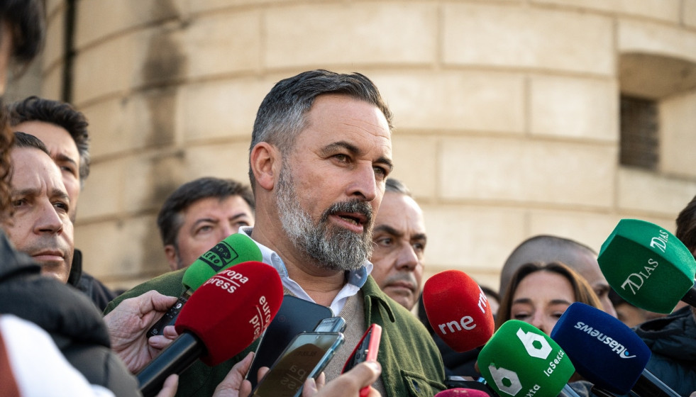 El presidente de Vox, Santiago Abascal, en una imagen de archivo.