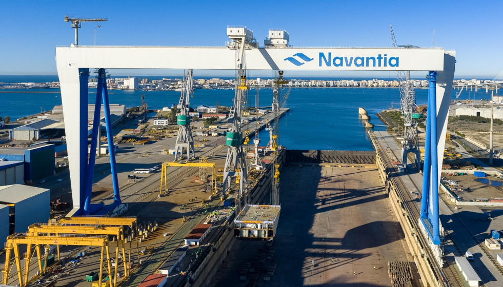 Astilleros de Navantia en Puerto Real (Cádiz)