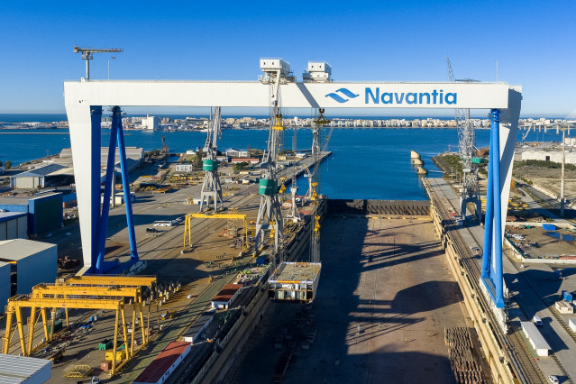Astilleros de Navantia en Puerto Real (Cádiz)