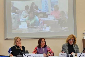 La diputada socialista Luz Martínez Seijo, nombrada este miércoles relatora general sobre Violencia contra la Mujer de la Asamblea Parlamentaria del Consejo de Europa y presidenta de la Red parlamen