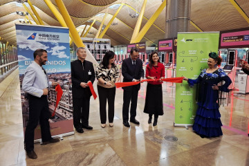 El aeropuerto de Barajas vuela ya a 14 destinos de Asia con una nueva ruta de China Southern a Guangzhou (China).