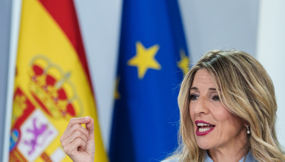 La vicepresidenta segunda y ministra de Trabajo y Economía Social, Yolanda Díaz