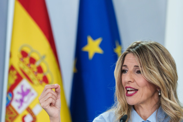 La vicepresidenta segunda y ministra de Trabajo y Economía Social, Yolanda Díaz