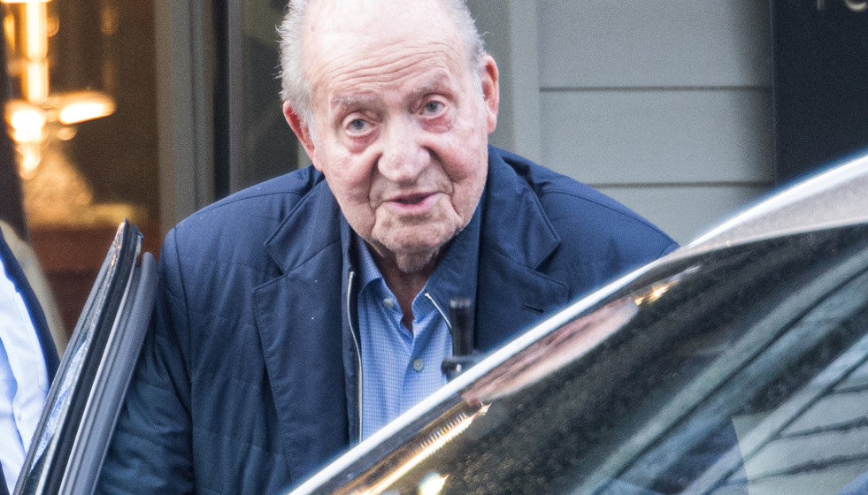 El Rey Juan Carlos durante su última visita a Sanxenxo