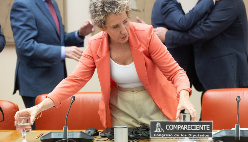 Archivo - La secretaria de estado de Seguridad, Aina Calvo, en una comparecencia en el Congreso de los Diputados