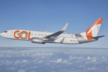 Archivo - Avión de la aerolínea brasileña Gol.
