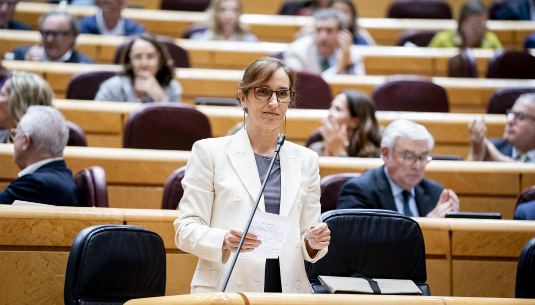 La ministra de Sanidad, Mónica García.