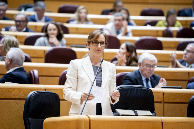 La ministra de Sanidad, Mónica García.
