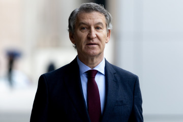 El presidente del PP, Alberto Núñez Feijóo