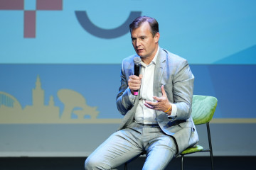 Archivo - El CEO de MasOrange, Meinrad Spenger ,interviene en la inauguración la octava edición del 5G Fórum. A 12 de mayo de 2025 en Sevilla, Andalucía (España). Apertura del 5G Forum 2025, que 