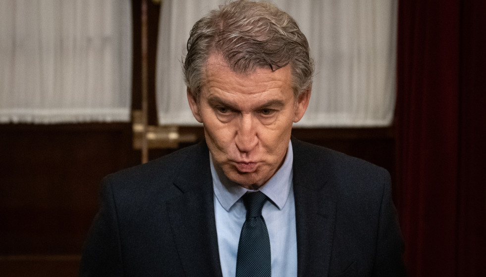 El presidente del Partido Popular, Alberto Núñez Feijóo.
