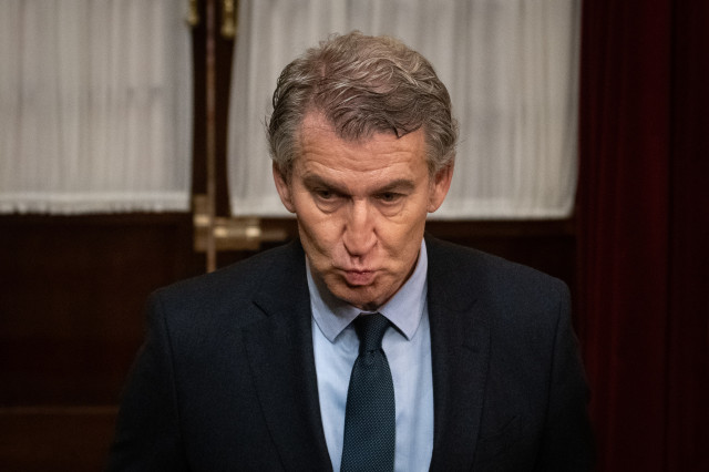 El presidente del Partido Popular, Alberto Núñez Feijóo.