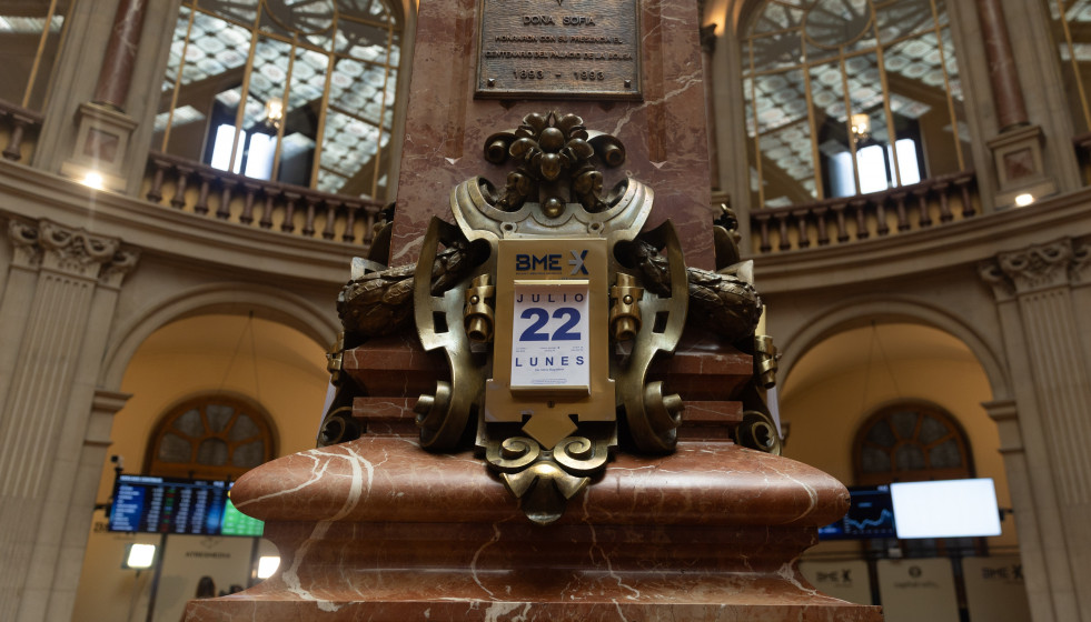 Archivo - Calendario a día 22 de julio, en el Palacio de la Bolsa de Madrid, a 22 de julio de 2024, en Madrid (España).