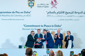 Acuerdo en Doha entre las delegaciones del Gobierno colombiano y del Clan del Golfo