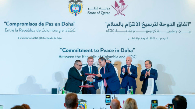 Acuerdo en Doha entre las delegaciones del Gobierno colombiano y del Clan del Golfo