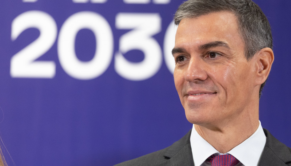 El presidente del Gobierno, Pedro Sánchez,
