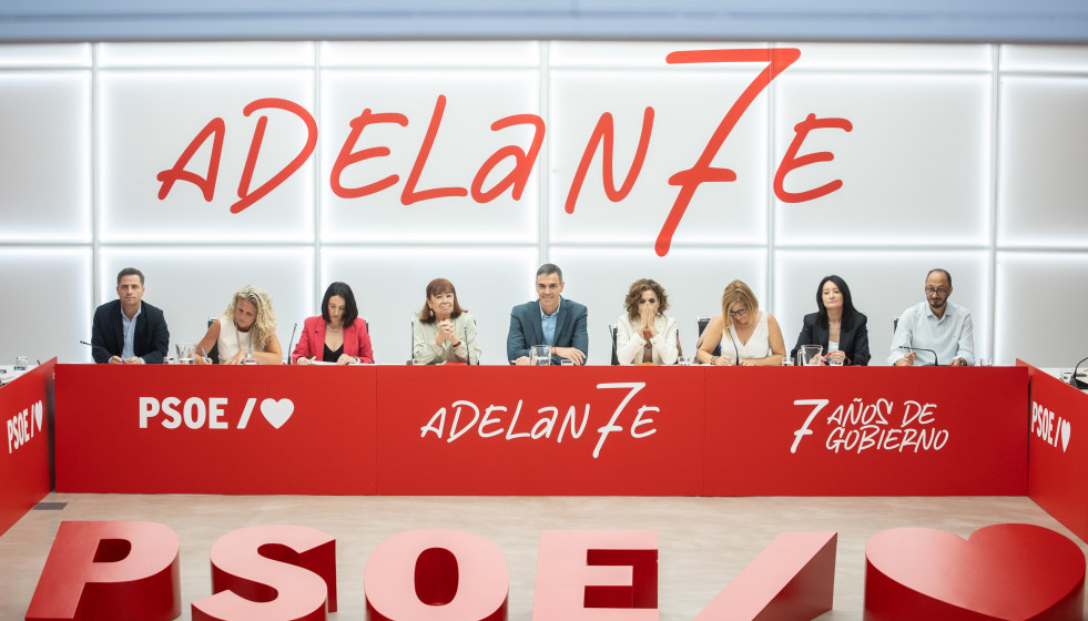 Archivo - Reunión de la Comisión Ejecutiva Federal del PSOE en la sede de Ferraz