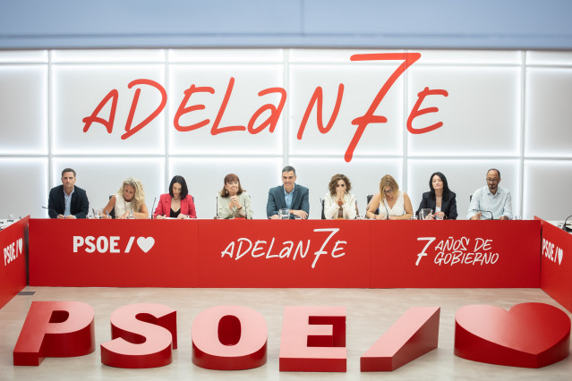 Archivo - Reunión de la Comisión Ejecutiva Federal del PSOE en la sede de Ferraz