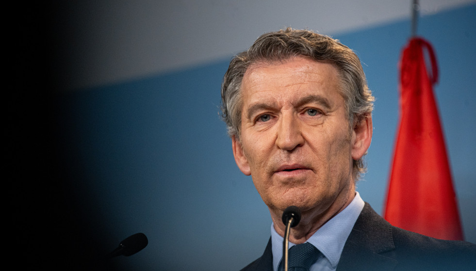 El presidente del Partido Popular, Alberto Núñez Feijóo.